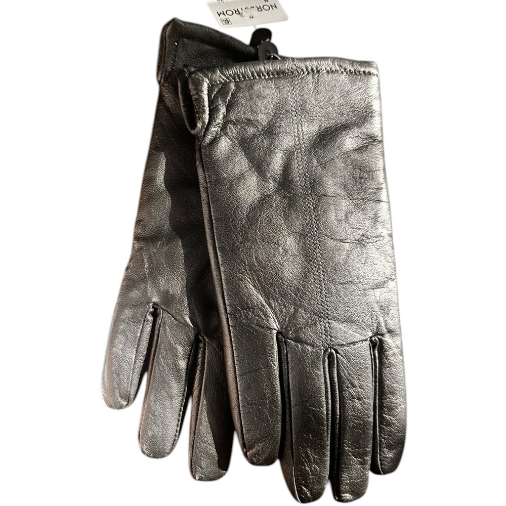 Nordstrom Black Leather Gloves